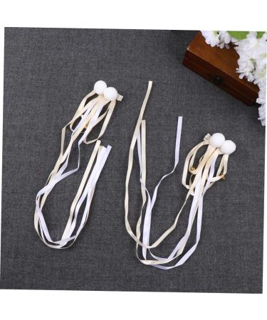 FRCOLOR 1 Pair Girl Hair Clips Barrettes for Girls Hair Clips for Kids Hair Clips for Girls Chinese Style Hairpin Hair Clip for Han Chinese Clothing Girls Hairpin Hanfu Girl Child Ribbon - Buy Online on GoSupps.com