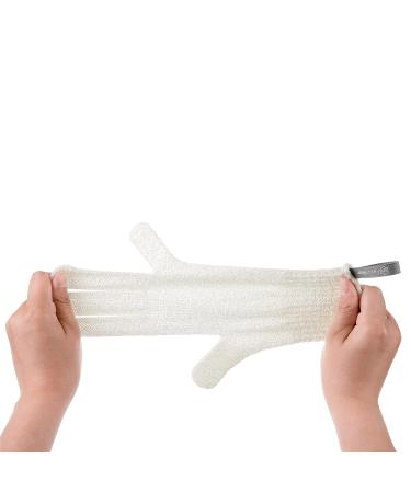 Exfoliating Bath Gloves for Women & Men - Dead Skin Remover & Body Scrubber - Spa Exfoliator Mitt - Nylon Light Exfoliation - 1 Pair - Buy Online on GoSupps.com