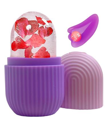 Keepaq ice scooter face ice scooter face eye massager ice facial scooter silicone reusable facial Ice face scooters for pore lighten fold skin care B-purple - Buy Online on GoSupps.com