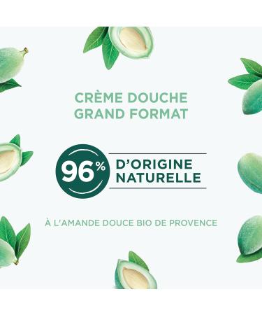 HAVEA Group Natur Moi Nourishing shower cream with organic sweet almond from Provence hydrates and cares for normal to dry skin 500 ml produced in France - Buy Online on GoSupps.com