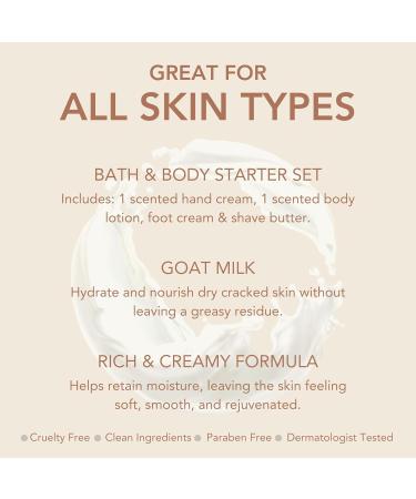 Dionis Goat Milk Skincare Core Collection Starter Set and Hand Cream Gift Set - Buy Online on GoSupps.com