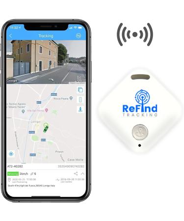 Refind Smart Tracker | Mini GPS Tag - Live Tracking App Bluetooth 5.0 | Key Finder Luggage Tracker Pet Tracker for Dogs & Cats (White) - Buy Online on GoSupps.com
