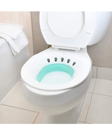 Sitz Bath for Hemorrhoids and Postpartum Recovery - Foldable Mint Soaking Tub for Pregnant Patients - Buy Online on GoSupps.com