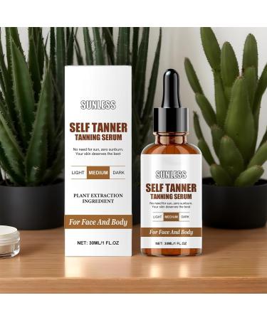  YNPQTDS Sunless Self Tanning Drops | Gentle Sunless Solution For Home Natural Long Lasting Tan Solution 30ml For Outdoor Travel Home School - Buy Online on GoSupps.com