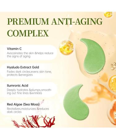Collagen Under Eye Gel Patches - 30 Pairs for Dark Circles, Wrinkles, and Puffy Eyes - Buy Online on GoSupps.com