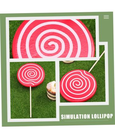 Mikikit 4 Pcs Wedding Boquets Flowers Miniatures Simulation Candy Lollipop Rainbow Lollipop Photography Prop Candy Decor Fake Food Kid Toys Giant Kids Artificial Child Wooden Happy Candy - Buy Online on GoSupps.com