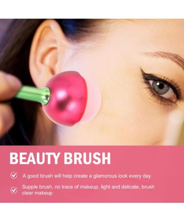Beaupretty Oval Makeup Brush - Rose Shape Blush & Foundation Brush for Perfect Contouring & Bronzing - Buy Online on GoSupps.com