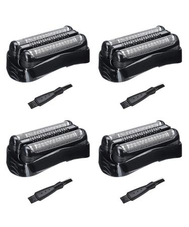 LAUGHERER Replacement Shaving Heads for 3 Series 300S 301S 310S 320S 330S 340S 4 Pack