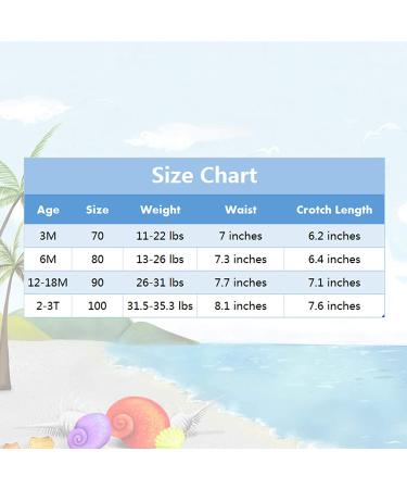 Durio Reusable Baby Swim Diaper 12-18 Months - Unisex Toddler Swimming Diapers (A Rose) - Buy Online on GoSupps.com