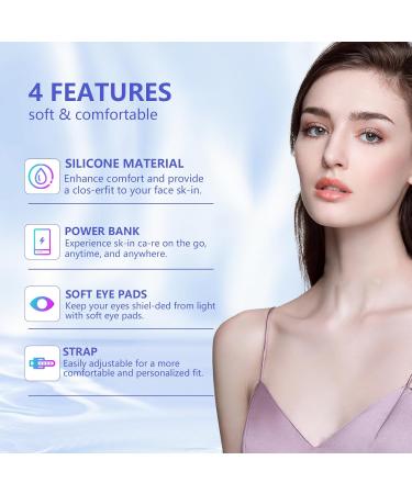 7 LED Face Light Therapy - Red Light Therapy 3-in-1 Device for At-Home Use | International Shipping Available - Buy Online on GoSupps.com
