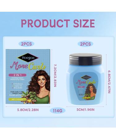 Dongcill Curl products hair care cream cream for curly hair improves dry and frizzy hair moisturizing nongreasy for weak dry damaged hair 2 x 114 g - Buy Online on GoSupps.com