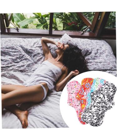 Buy Solustrie 8 pc Washable Menstruation Pads - Charcoal Bamboo Cloth Comfortable & Eco-Friendly - Various Colors | International Shipping - Buy Online on GoSupps.com