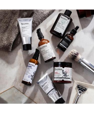 Bullfrog Invisible shaving gel protective gel for precise shaving contours and beard lines refreshing formula 954 natural ingredients 100 ml - Buy Online on GoSupps.com