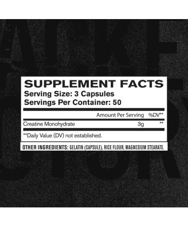 Jacked Factory Creatine Monohydrate Pills (150 Count) & L-Glutamine Capsules 500mg (240 Count) for Muscle Growth Recovery Strength & Immunity - Buy Online on GoSupps.com