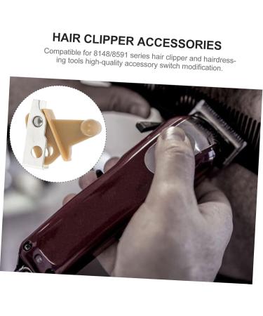 Healeved Electric Clipper Switch Hair Trimmer Hair Clipper Repair Tool Hair Clipper Power Hairdressing Tool Hair Clipper Supply Haircut Equipment Replacement for Hair Clipper 2X2X1CM Brown - Buy Online on GoSupps.com