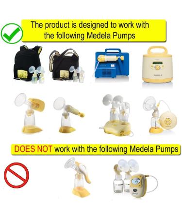 Maymom 1-Piece Breast Shield with Valve and Membrane for Medela Pumps - 25mm Medium (Transparent) - Buy Online on GoSupps.com