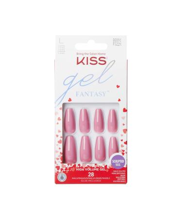 KISS Gel Fantasy Valentine s Day Sculpted Nails Flower Bouquet 28 Count