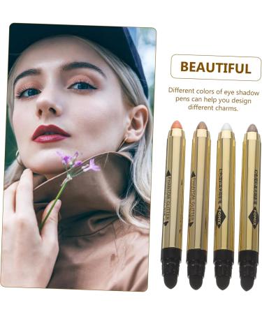 Beavorty 4pcs Highlighter Eyeshadow Pencil Eyeshadow Crayon Glitter Crayons Neutral Eyeshadow Plastic - Buy Online on GoSupps.com