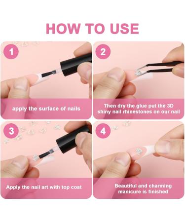 40 Pieces Heart Nail Charms - 3D Diamond Alloy Rhinestones for Nail Art | Perfect for Valentine s Day & Weddings - Buy Online on GoSupps.com