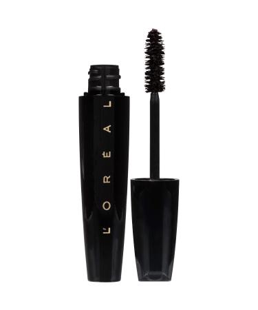 L'Oreal Paris Makeup Voluminous Extra Volume Collagen Plumping Mascara, Blackest Black, 0.34 fl oz. 1 Count (Pack of 1) Washable Blackest Black
