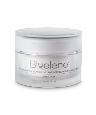 Anti-wrinkle Night Plus+ Cream Bluelene with Methylene Blue and Vitamin C serum. Perfect Retinol Alternative (50 ml)