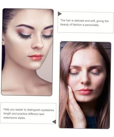 minkissy 2 Pairs Fake Eyelashes Strip Eyelashes Long Fluffy Fake Eye Lashes Artificial Eyelashes Fluffy Volume Lashes Women False Eyelash Sequin Eyelash Supplies Christmas 3d Chemical Fiber - Buy Online on GoSupps.com