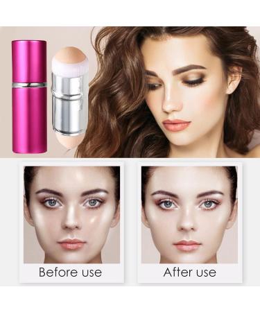 Oil Absorbing Volcanic Roller - Double Head Design Portable and Reusable Oil-Resistant Facial Tool - Oil for Traveling at Home or Going Conduct Z/c Hot Pink - Buy Online on GoSupps.com