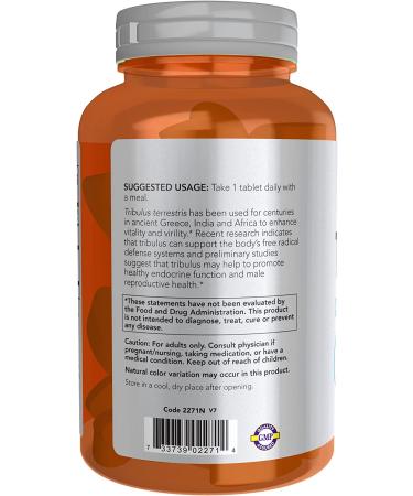 Now Foods Sports Tribulus 1000 mg - 180 Tablets for Enhanced Performance - Buy Online on GoSupps.com