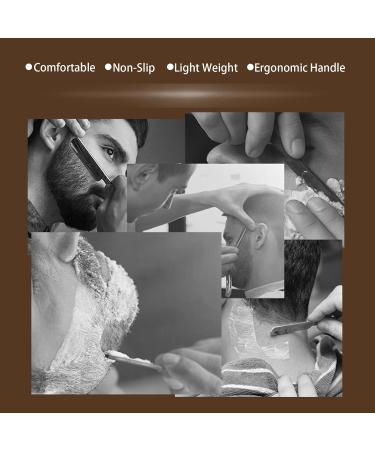 Professional Gold Razor Holder | Foldable Straight Edge Barber Blade Holder for Men | eCommerce International Shipping - Buy Online on GoSupps.com