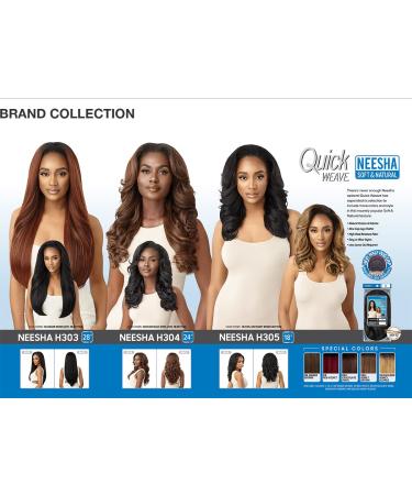 Outre Neesha H304 Half Wig in Jet Black - Synthetic Quick Weave - Buy Online on GoSupps.com