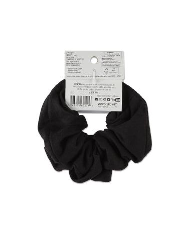 Scunci Upcycled JUMBO Scrunchie - Recycled Cotton, Black - 1 Piece - Buy Online on GoSupps.com