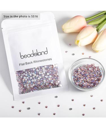 Buy Beadsland 1440 Pieces Light Pink Flat Back Rhinestones SS16 - Perfect Nail Crystals for Stunning Nail Art - Buy Online on GoSupps.com