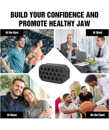 6Pcs Jawline Trainers for Men & Women - Double Chin Reducer & Facial Exerciser - Buy Online on GoSupps.com