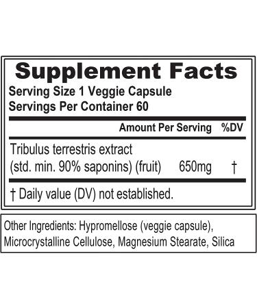 Evlution Nutrition 100% Pure Tribulus - Boost testosterone & enhance performance - 60 Capsules - Buy Online on GoSupps.com