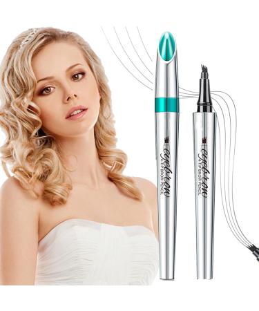 dfgsxifc Archdefine 3D Microblading 4-Tip Eyebrow Pen - Giphogantic 3D Waterproof Microblading Eyebrow Pen Glowly Secret Eyebrow Pen Revolutionary Eyebrow Pencil (Light Brown)
