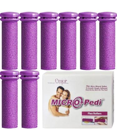 Emjoi Micro-Pedi Refill Rollers (Pack of 8, Extra Coarse)