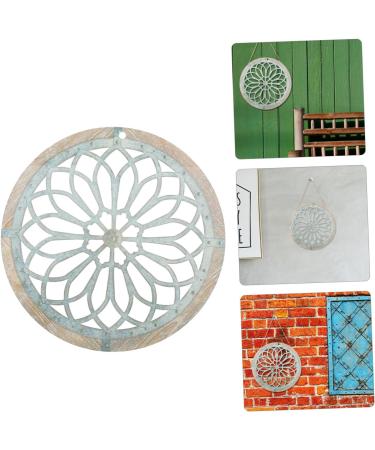 Zerodeko Pattern Disc Wall Decorations for Home Wall Hanging Art Sculpture Acrylic Wall Pendant Round Alien 20x20cm Coffee - Buy Online on GoSupps.com