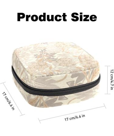 Womens Bonds Storage Pockets Stillpad Holder - Light Brown Floral Portable Period Kit for Girls & Women - Buy Online on GoSupps.com