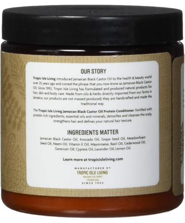 Tropic Isle Living Jamaican Black Castor Oil Protein Conditioner 8oz - Buy Online on GoSupps.com