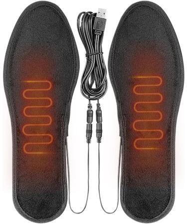 USB Heated Insoles | Rechargeable Foot Warmers | Adjustable Temperature | USB Powered Heated Insoles for Cold Weather - Buy Online on GoSupps.com