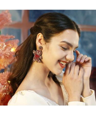 Feyley Bear Earrings - Cute Pearl Studs for Women & Girls | Charming Bohemian Jewelry for Birthdays - Buy Online on GoSupps.com