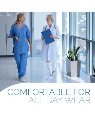 Buy Waden Compression Stockings for Men & Women - Footless Leg Compression Cuffs for Shin Pain & Varicose Veins - White Edition - Buy Online on GoSupps.com