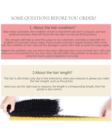 Loxxy Afro Kinkys Curly Hair Extensions Clip In - 10 Inch 4B 4C Natural Hair Clip Ins - Virgin Brazilian Human Hair for Black Women - Red Brown Ombre 1B/99J - Buy Online on GoSupps.com