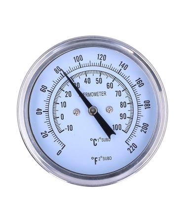 High-Quality Stainless Steel Outdoor Thermometer - Battery-Operated Temperature Monitor for Flowing Liquids & Indoor Use - Buy Online on GoSupps.com