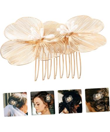 Didiseaon Clips for Hair Bridal Hair Accessories Metal Hair Comb Alloy Bridal Headpiece Plastic - Buy Online on GoSupps.com