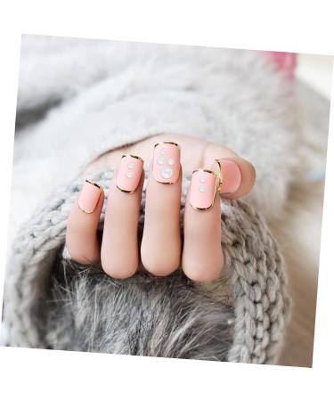 FRCOLOR 2 Boxes Nail Decorations Nail Art Pearls Nail Gems Nail Art Jewelry Hand Jewelry Rhinestone Trim Bulk Ornaments Diamond Decorations 3D Manicure White Nail Supplies Abs - Buy Online on GoSupps.com