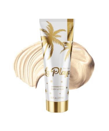 Onyx La Playa Tan & Glow - Shimmer Body Lotion - Sunscreen & After Sun Lotion with Glitter for Women 251 ml - Buy Online on GoSupps.com