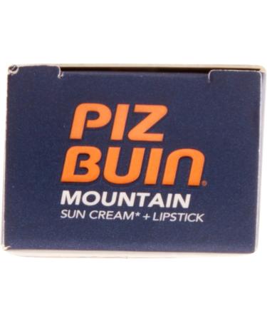 Piz Buin Mountain Sun Cream Plus Lipstick with SPF 15 22.3 ml - Buy Online on GoSupps.com