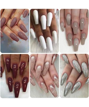 VVXXMO Nail Tip Glue - Soak Off Quick Building DIY Nail Art Decorations (6pcs 10ml) | Fast International Shipping - Buy Online on GoSupps.com