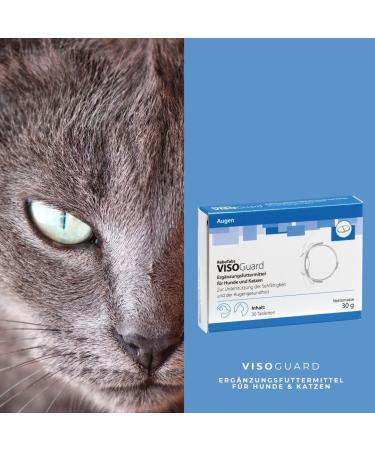 Visoguard Tablets for Dogs & Cats | 30 Pieces - Supports Vision & Eye Health with Lutein & Zeaxanthin | Ideal Pet Care Supplement - Buy Online on GoSupps.com
